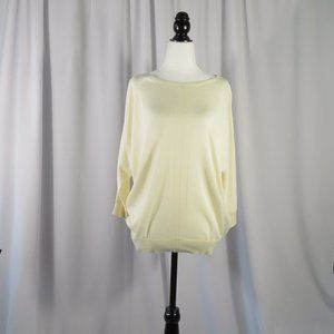 Chaps Cream Boatneck Sweater Size Small